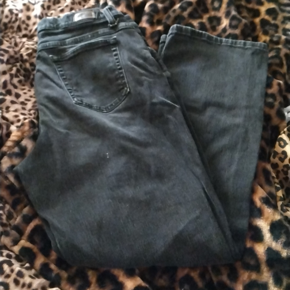 14p Riders Relaxed black 5 pocket stretch Jeans